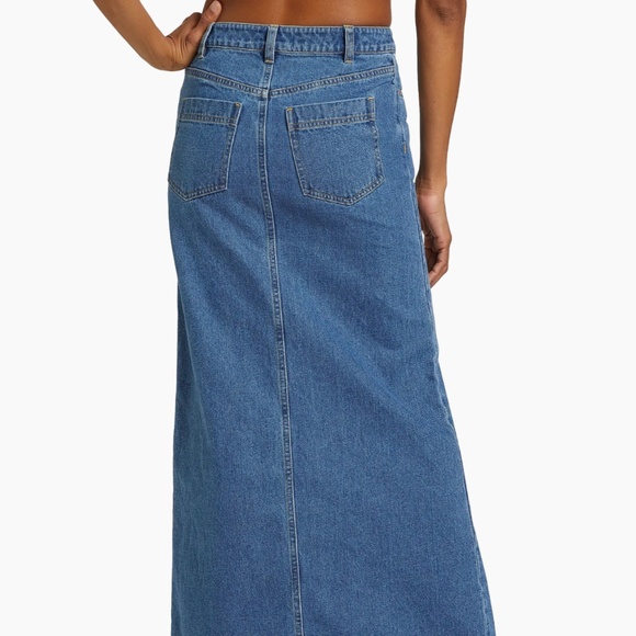 Ronny Kobo Makena Skirt in Indigo Wash denim - Picture 3 of 9